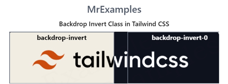 Tailwind Backdrop Invert Quick Guide With Examples