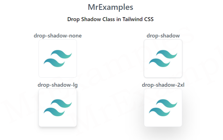 Tailwind Drop Shadow Quick Guide With Examples