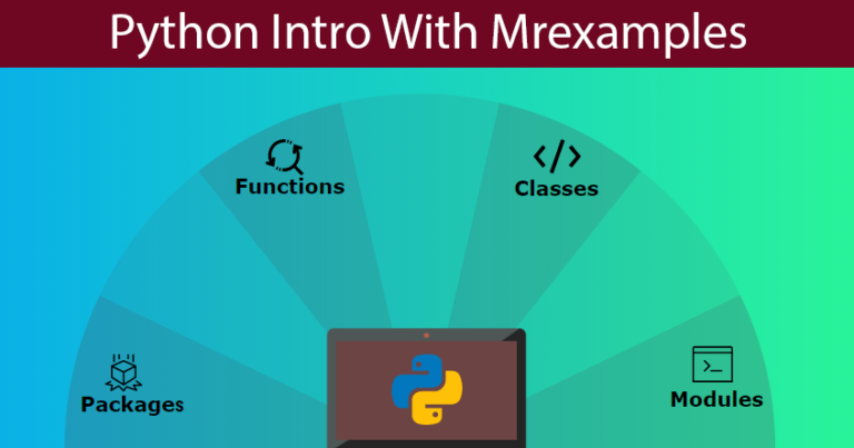 Python Intro - Mr Examples