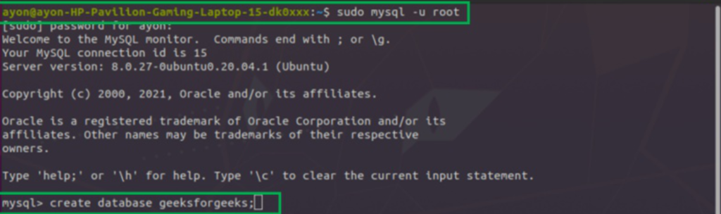 install mysql on ubuntu step 7