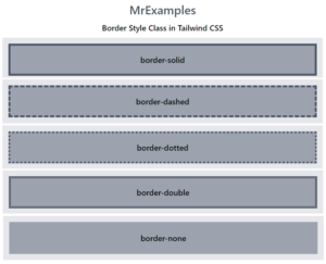 Tailwind Border Style - A Comprehensive Guide With Examples