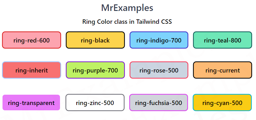 Tailwind Ring Color