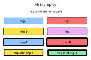 Tailwind Ring Width - MrExamples