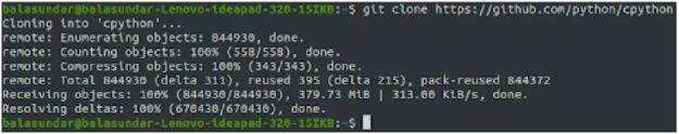 Step5 Python Git Clone